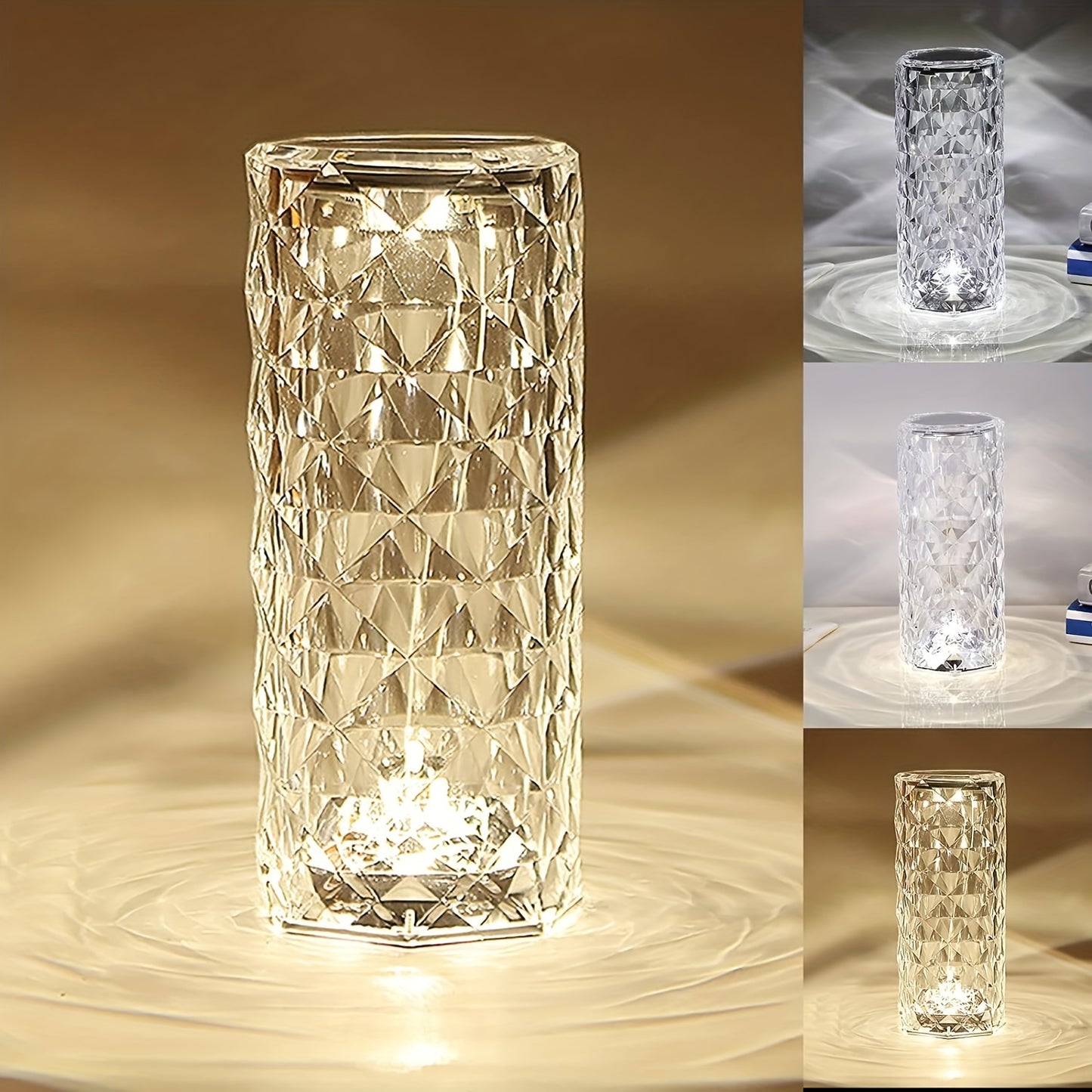 16 Color Modern Daimond Crystal Lamp With Remote LED Crystal Table Lamp