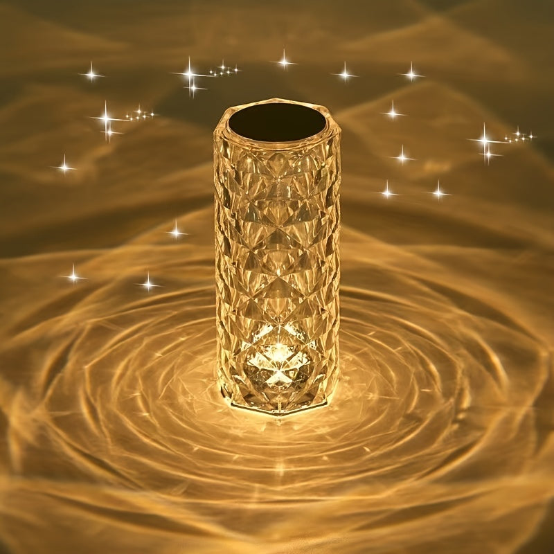 16 Color Modern Daimond Crystal Lamp With Remote LED Crystal Table Lamp