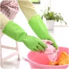 Non-Slip Rubber Dishwashing Gloves for Household, Laundry, and Kitchen Cleaning – Pair (Random Color)