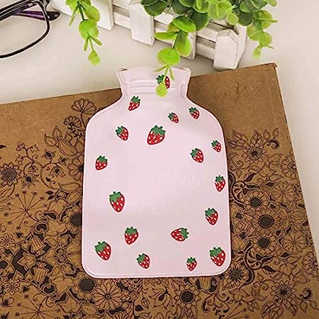 Mini Cute Hot Water Bottle Bag for Toddlers - Shoulder & Hand Warmer, Instant Heat Pack for Warm Belly, Winter Heating Pad