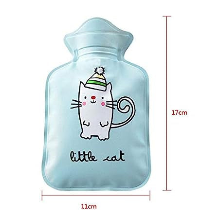 Mini Cute Hot Water Bottle Bag for Toddlers - Shoulder & Hand Warmer, Instant Heat Pack for Warm Belly, Winter Heating Pad